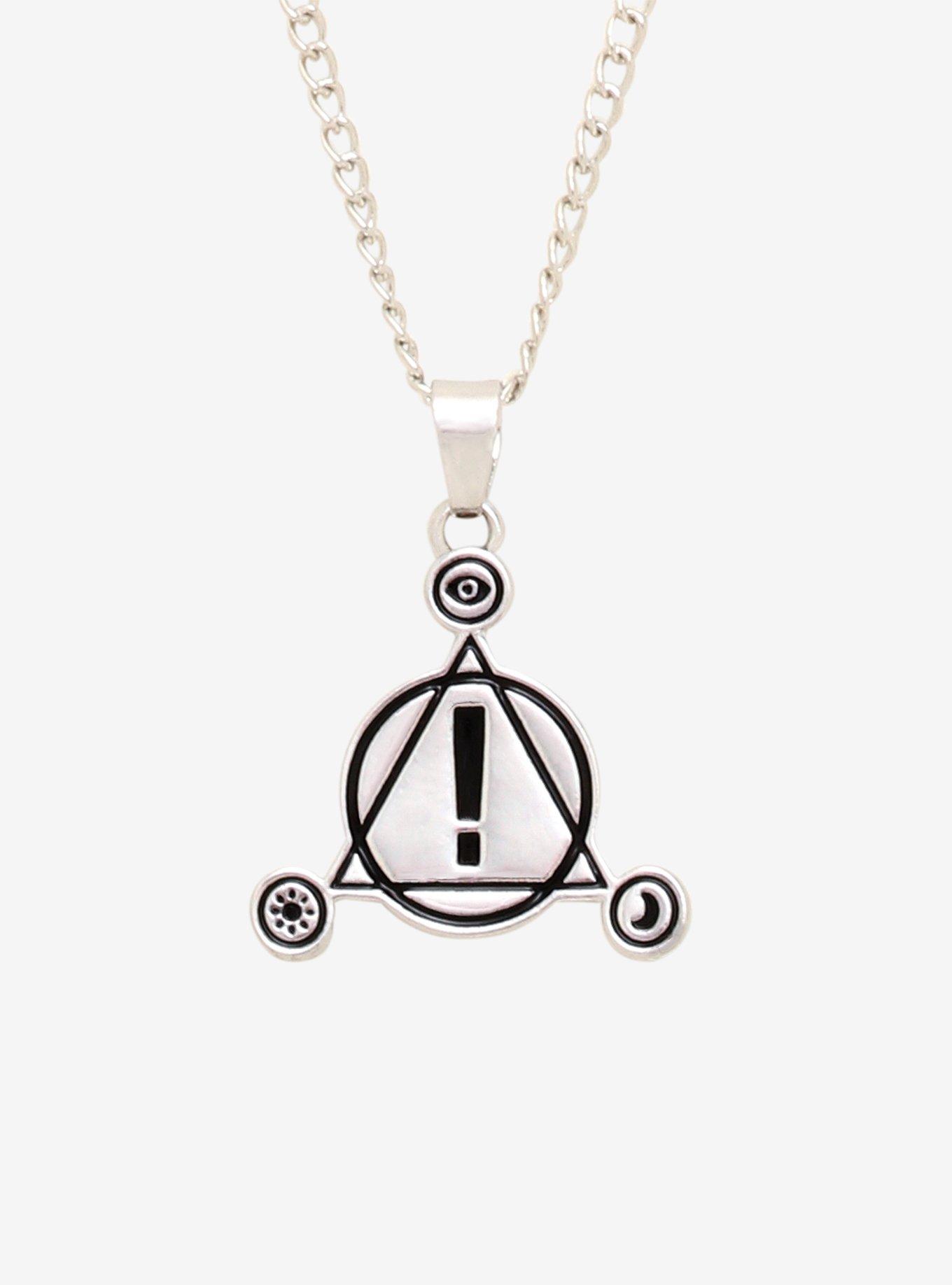 Panic! At The Disco Symbols Logo Necklace, , hi-res