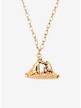 Disney Lady And The Tramp Spaghetti Kiss Necklace, , hi-res
