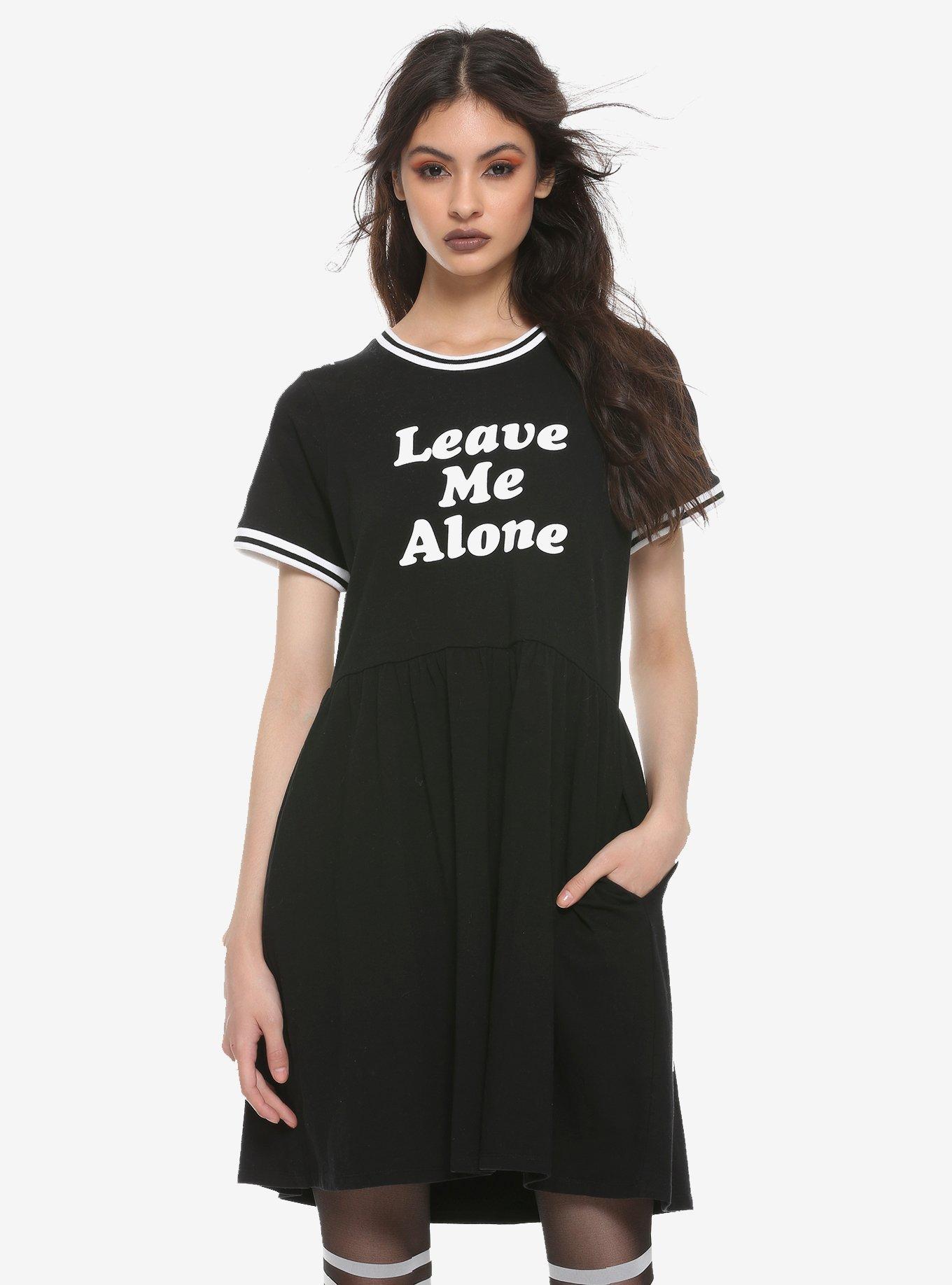 Leave Me Alone Ringer Dress, MULTI, hi-res