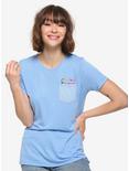 Disney Lilo & Stitch Float Pocket Womens T-Shirt - BoxLunch Exclusive, BLUE, hi-res