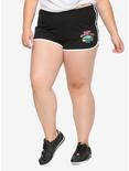 Friday The 13th Camp Crystal Lake Girls Soft Shorts Plus Size, BLACK, hi-res
