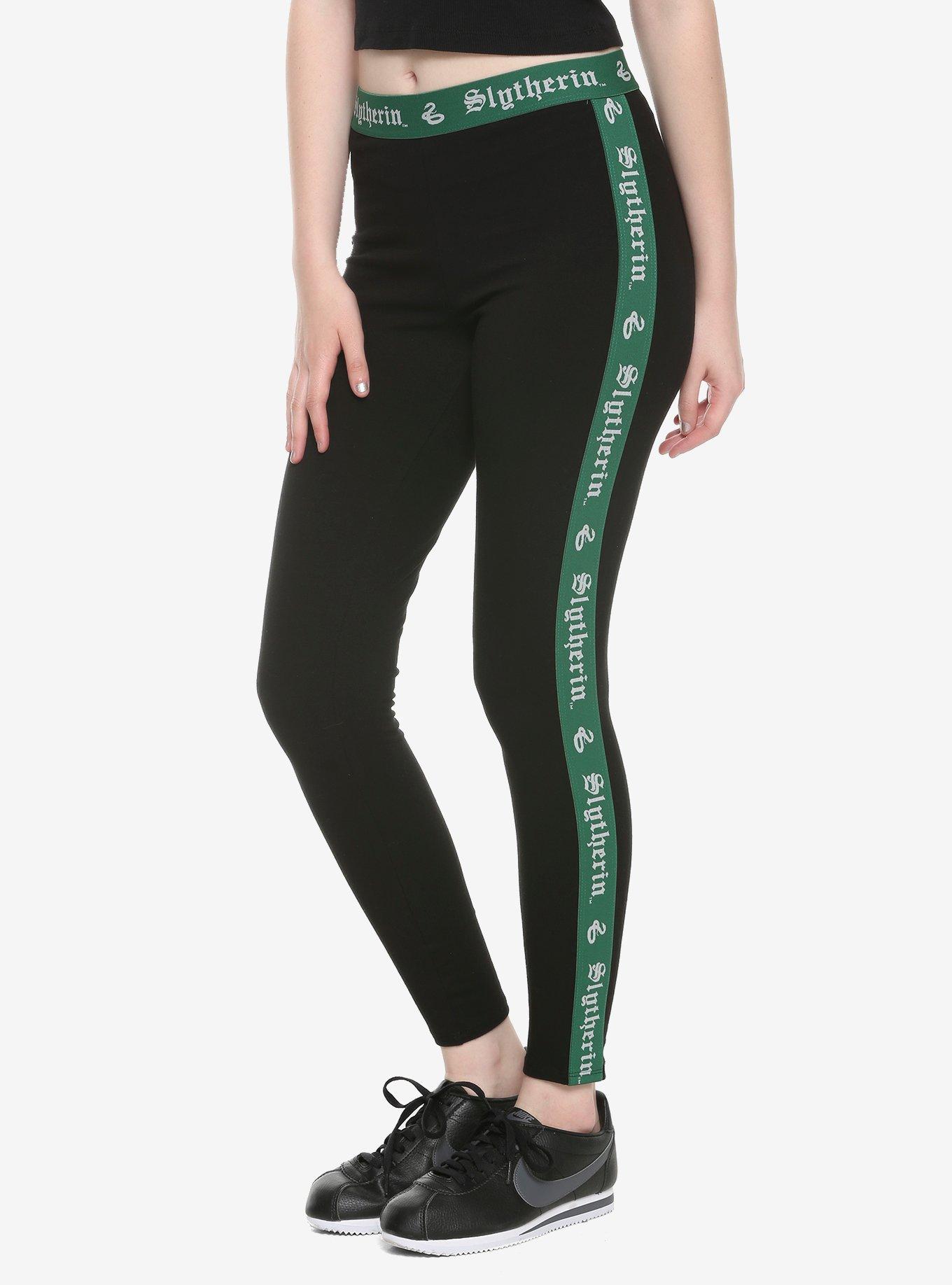 Slitherin' Into High Rise Mono B Black Leggings