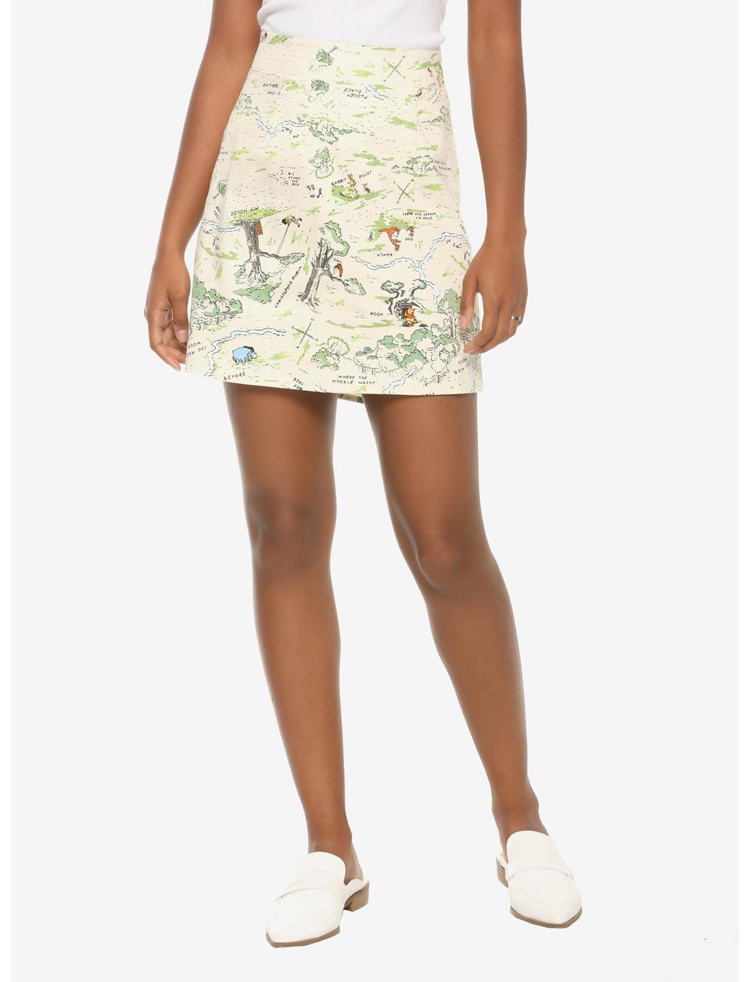 Disney Winnie The Pooh Hundred Acre Wood Map Skirt, MULTI, hi-res