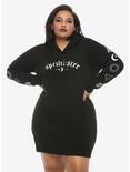 Spellcaster Hoodie Dress Plus Size, BLACK, hi-res