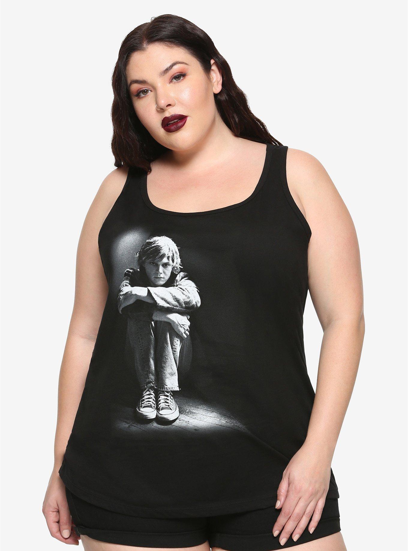 American Horror Story Tate Langdon Girls Tank Top Plus Size, WHITE, hi-res