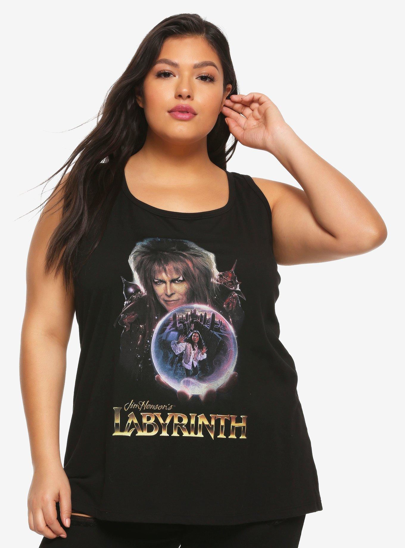 Labyrinth Movie Poster Girls Tank Top Plus Size, MULTI, hi-res