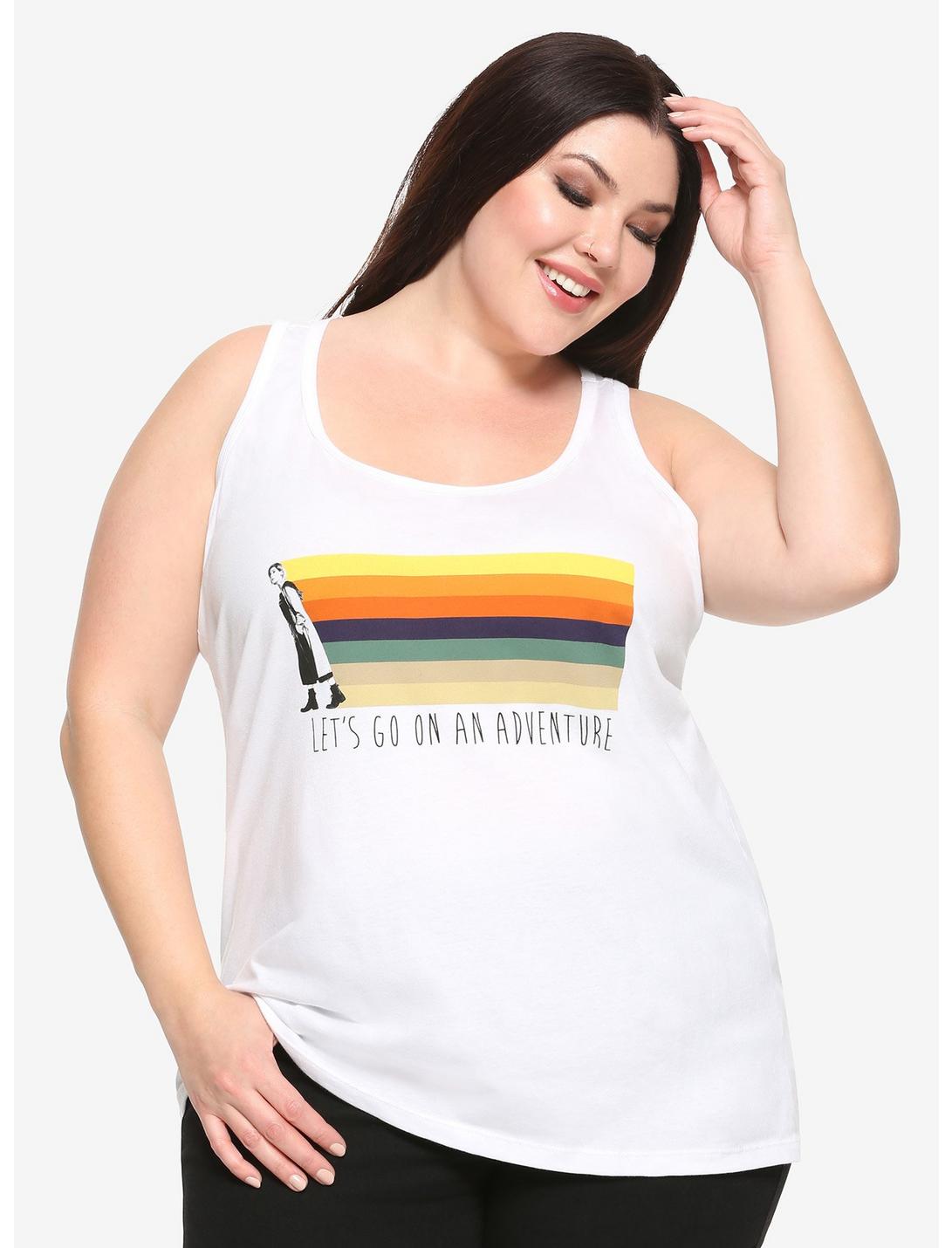 Doctor Who Let's Go On An Adventure Girls Tank Top Plus Size, MULTI, hi-res