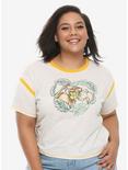 Her Universe Disney The Lion King Simba Nala Varsity Stripe T-Shirt Plus Size, MULTI, hi-res
