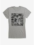 DC Comics Batman Sketch Graffiti Girls T-Shirt, HEATHER, hi-res
