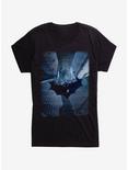 DC Comics Batman Buildings Girls T-Shirt , BLACK, hi-res