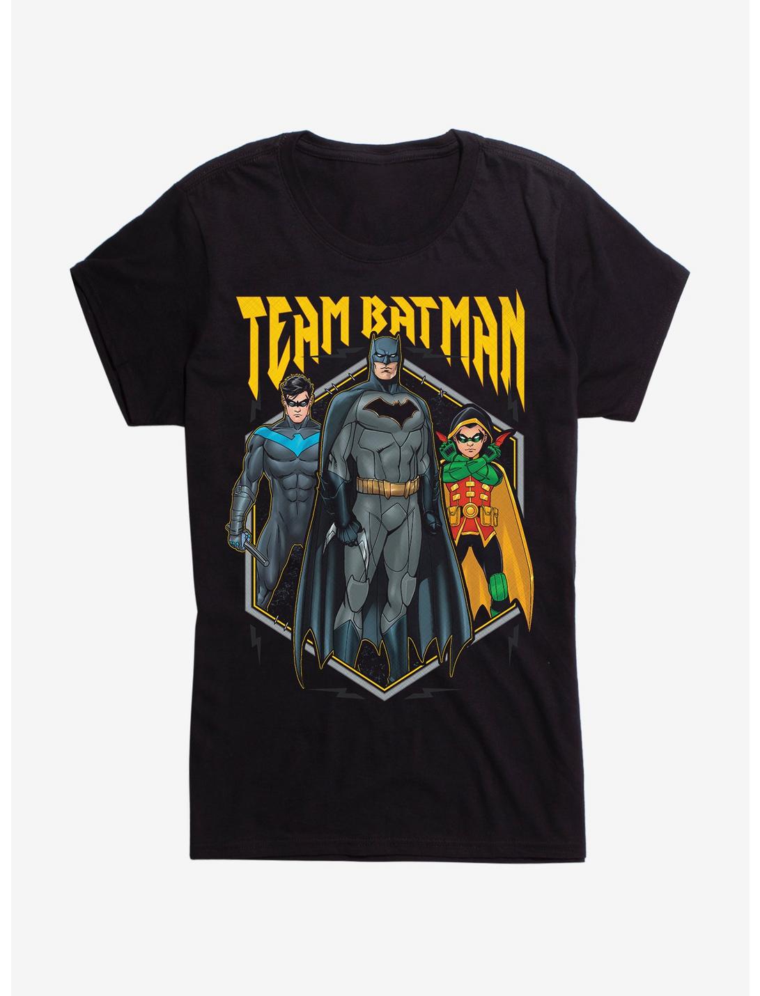DC Comics Batman Team Batman Girls T-Shirt, BLACK, hi-res