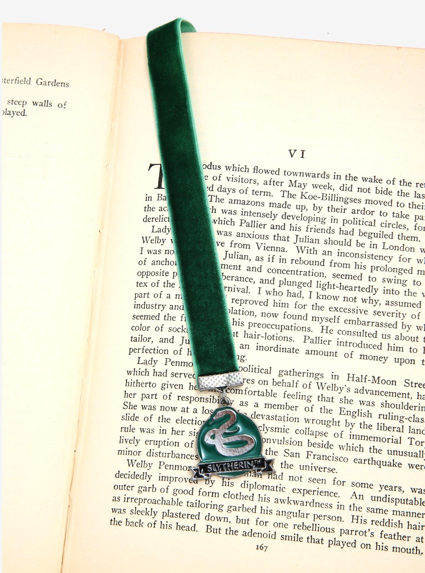Harry Potter Velvet Slytherin Bookmark - BoxLunch Exclusive