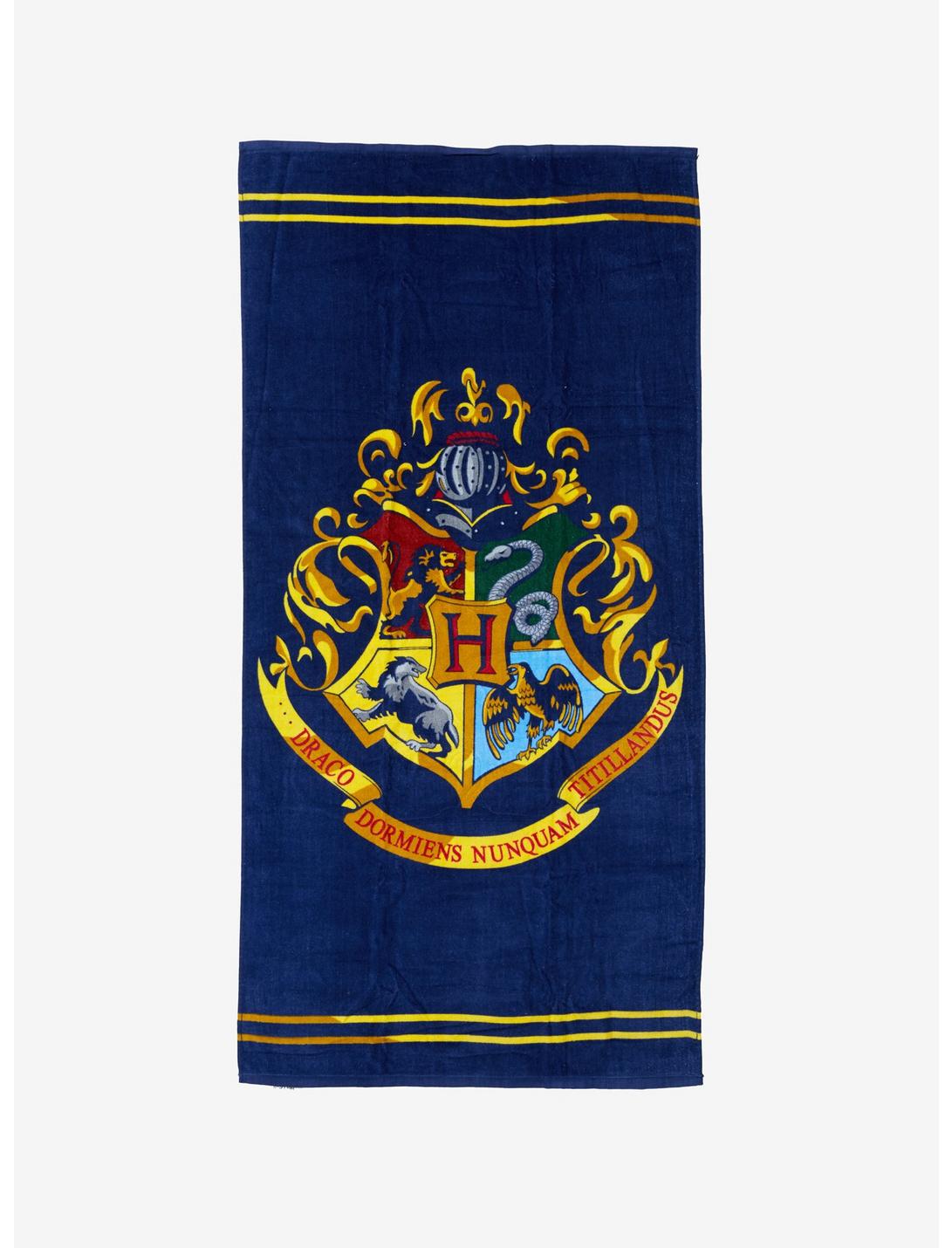 Harry Potter Hogwarts Crest Beach Towel, , hi-res