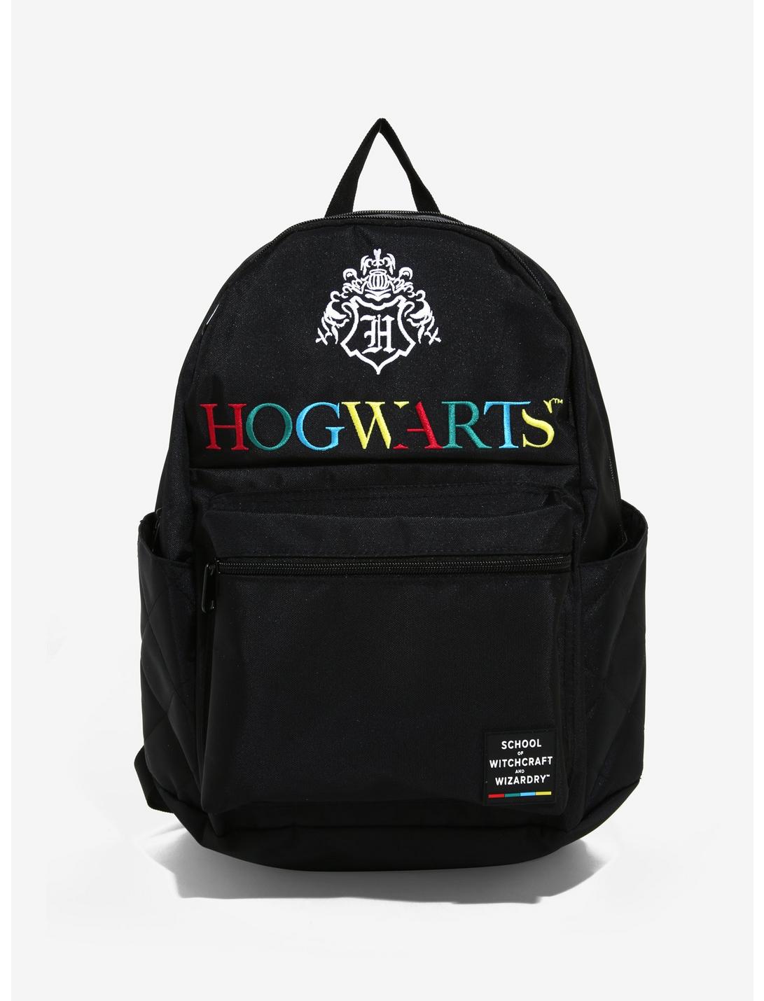 Harry Potter Hogwarts Multicolored Built-Up Backpack - BoxLunch Exclusive, , hi-res