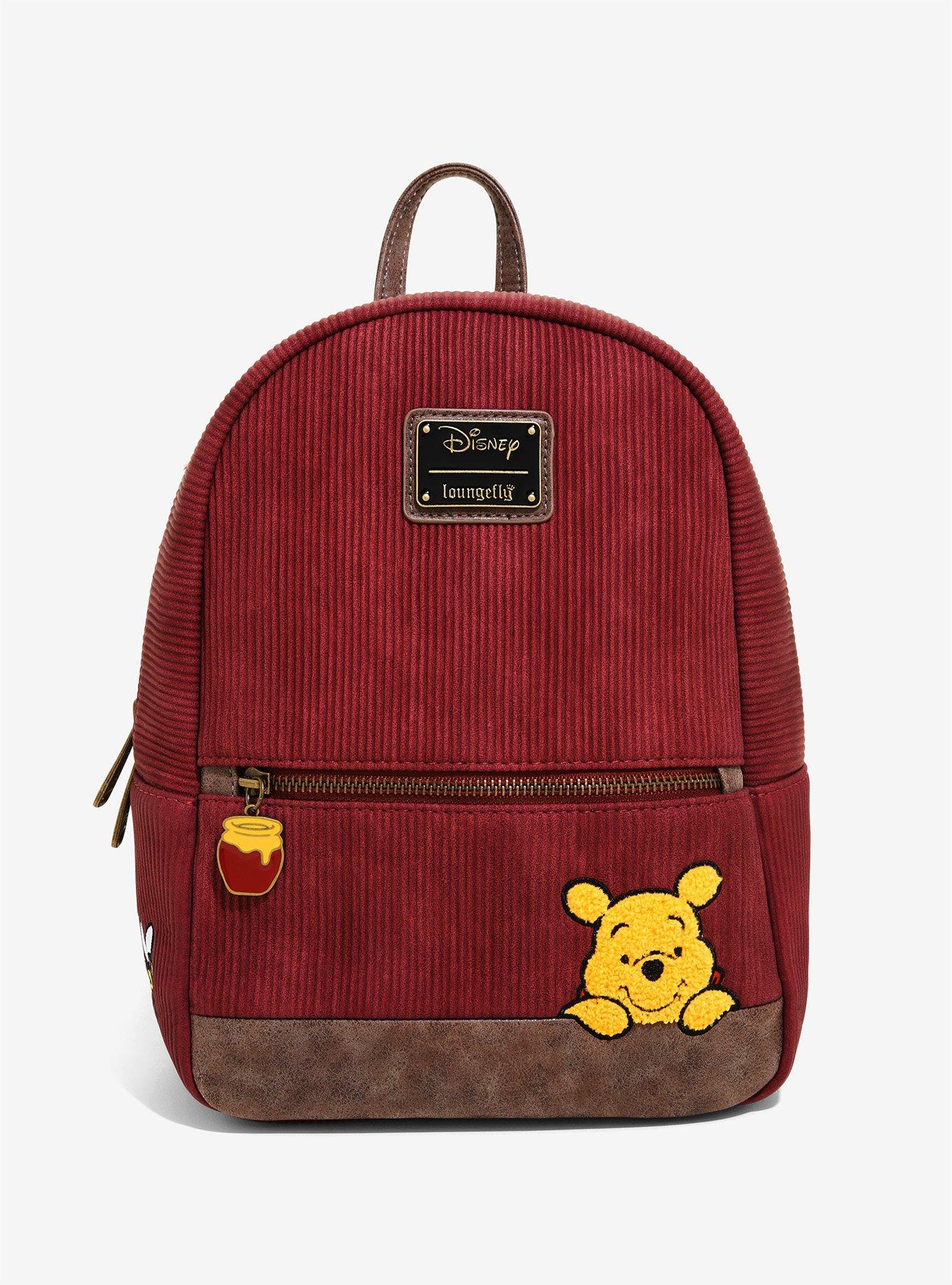 Loungefly Disney Winnie the Pooh Corduroy Mini Backpack BoxLunch Exclusive BoxLunch