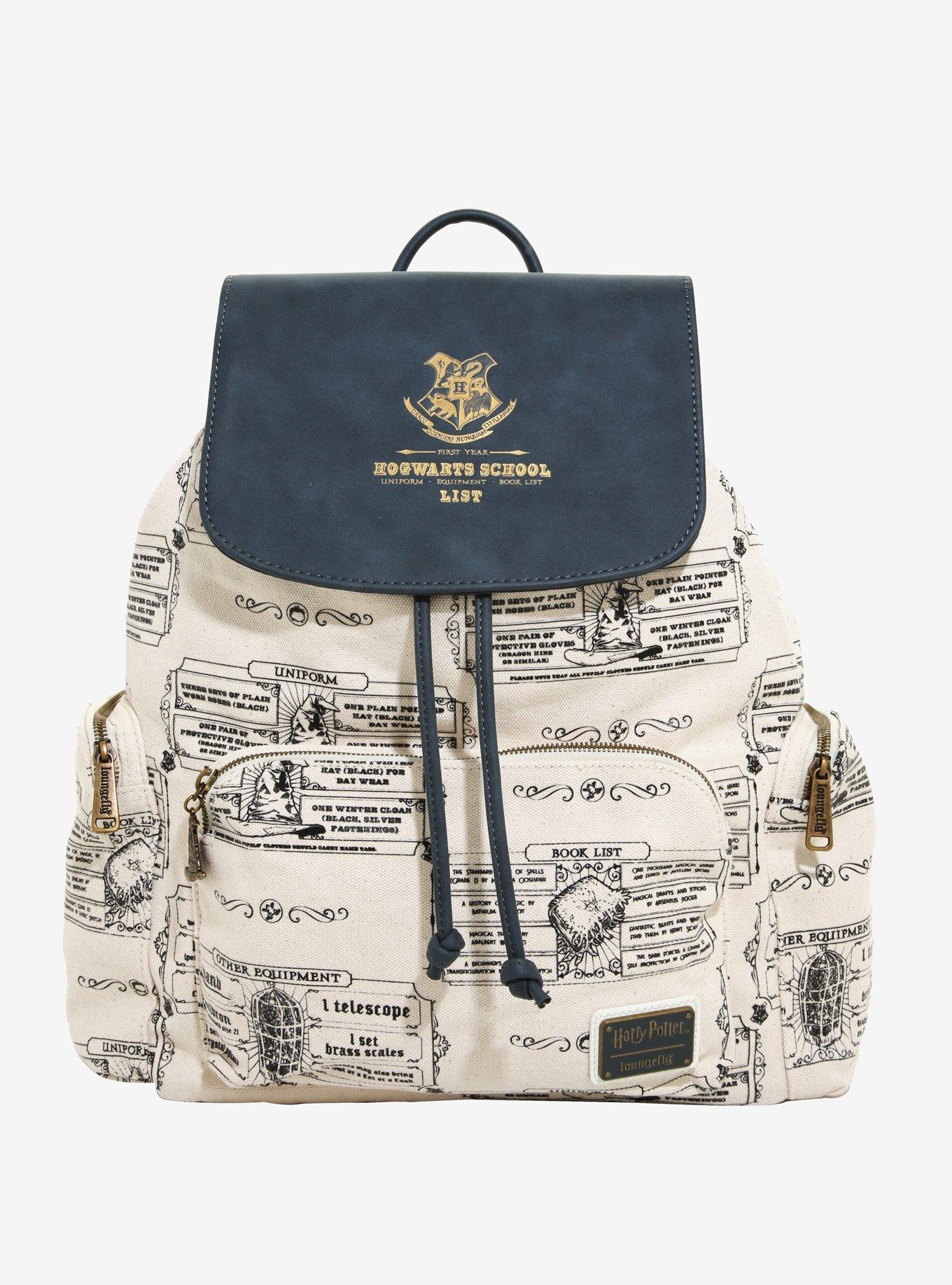 Loungefly Harry Potter School List Rucksack BoxLunch Exclusive BoxLunch