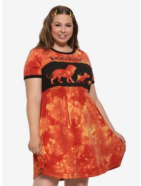 Her Universe Disney The Lion King Tie-Dye Ringer Dress Plus Size, , hi-res