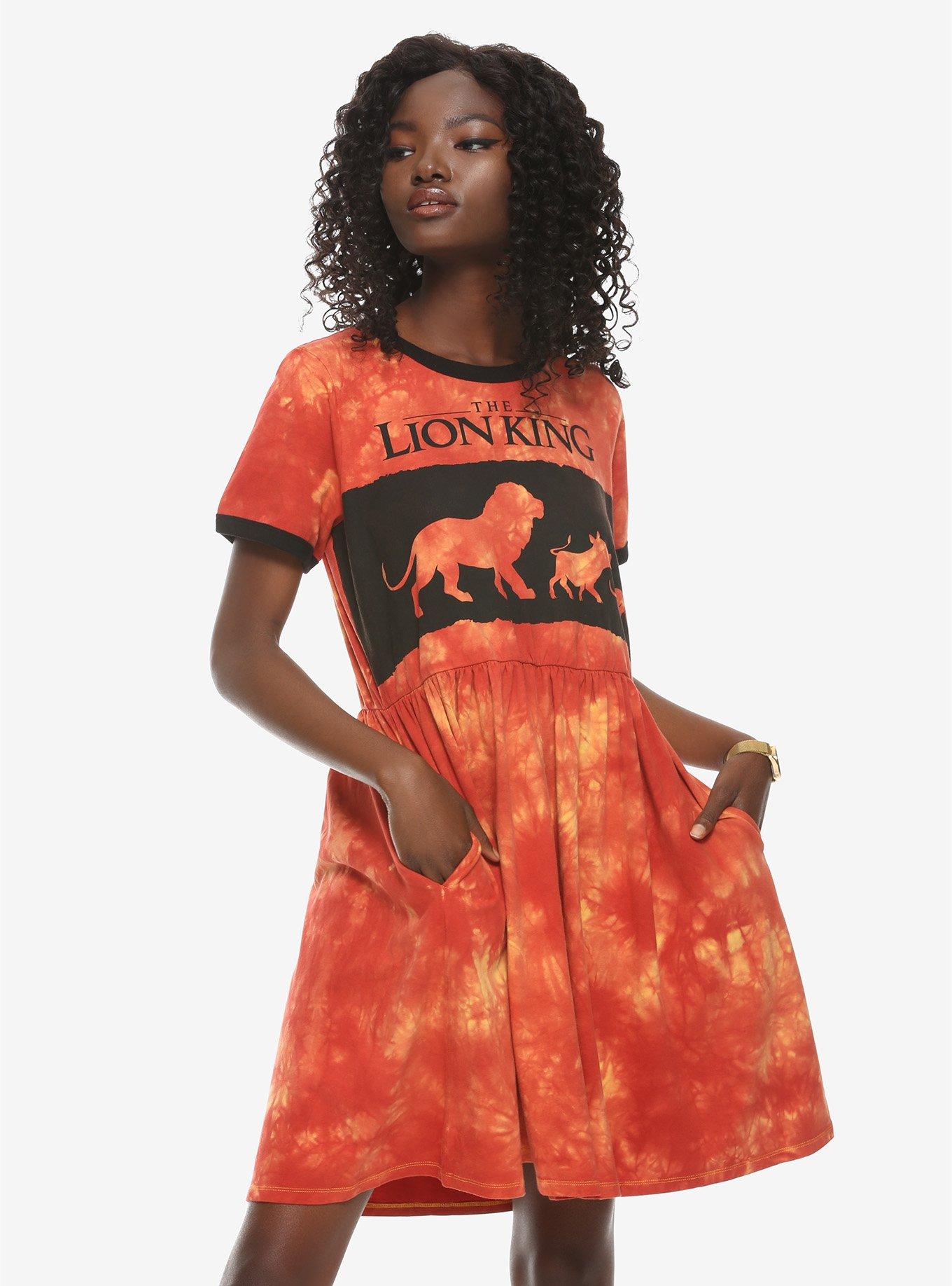 Her Universe Disney The Lion King Tie-Dye Ringer Dress, MULTI, hi-res