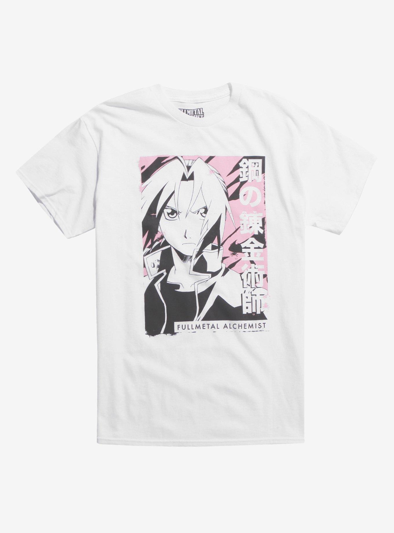 Fullmetal Alchemist Stare T-Shirt, PINK, hi-res