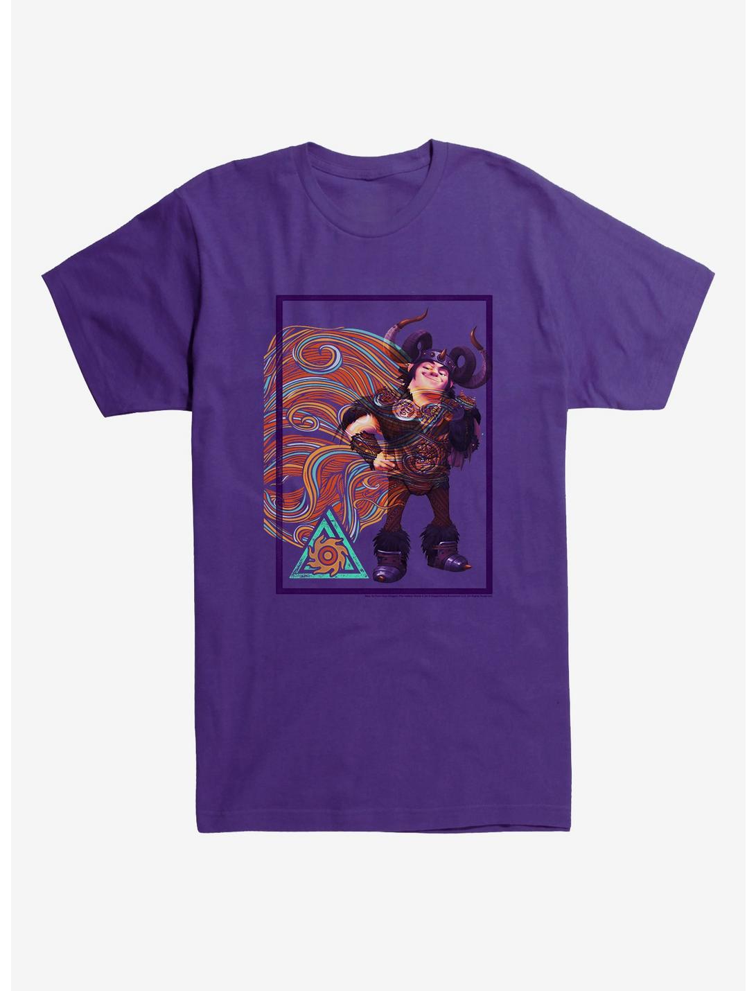 How To Train Your Dragon Snotlout Swirl T-Shirt, PURPLE, hi-res