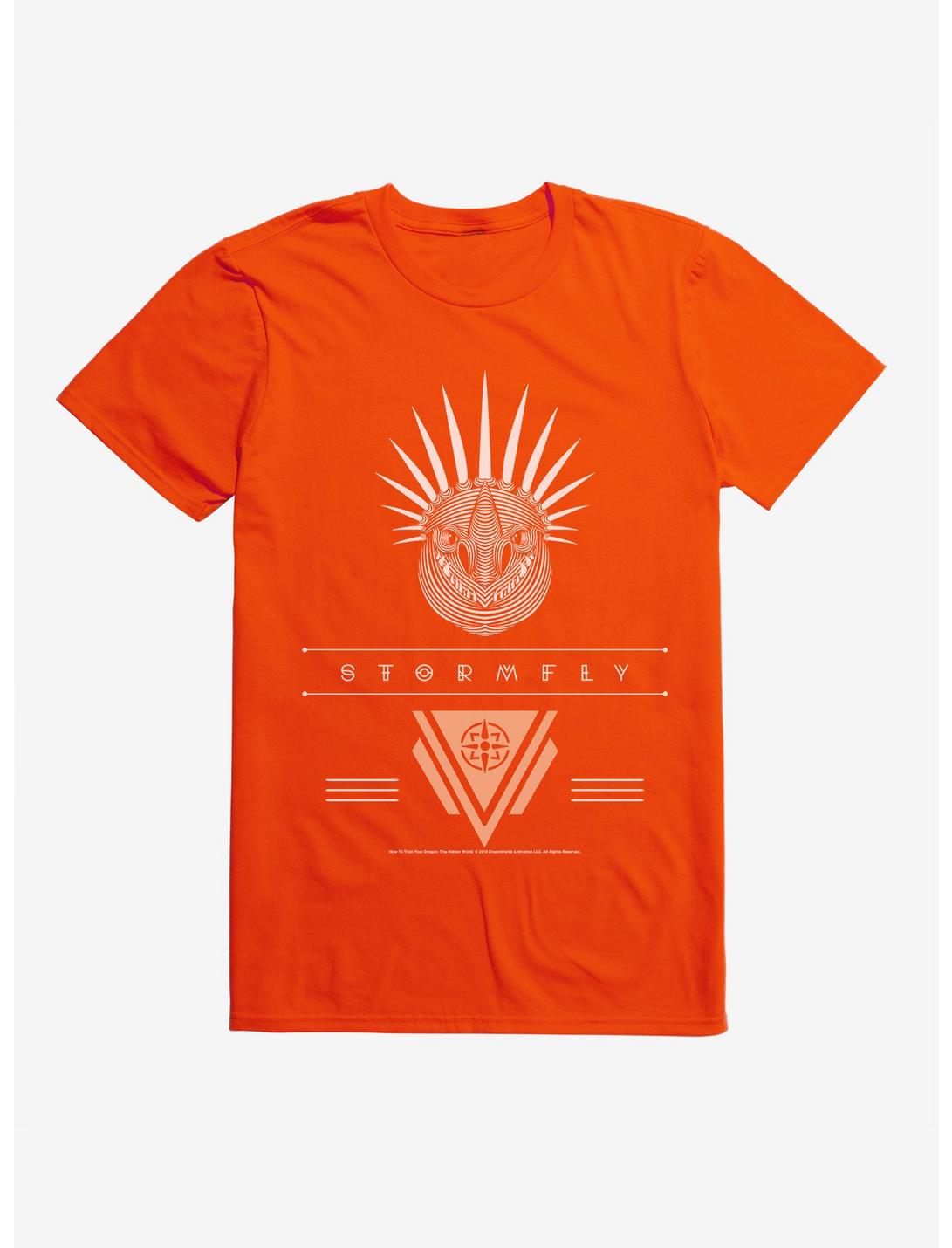How To Train Your Dragon Stormfly Logo T-Shirt, ORANGE, hi-res