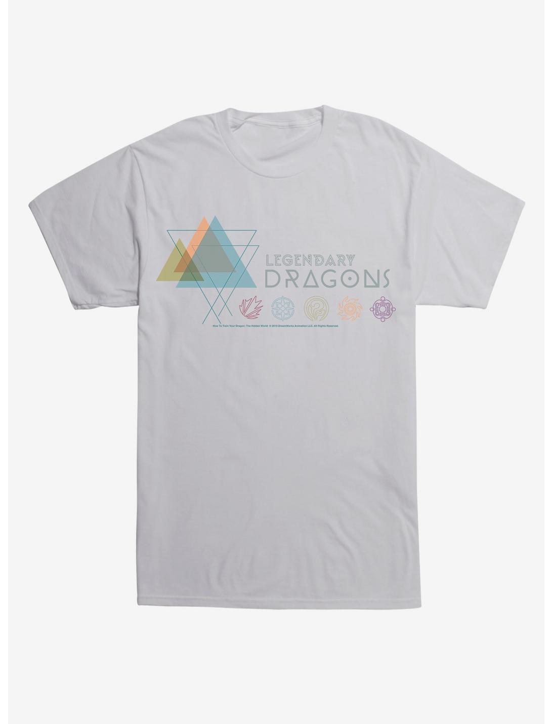 How To Train Your Dragon Legendary Dragons T-Shirt, SILVER, hi-res