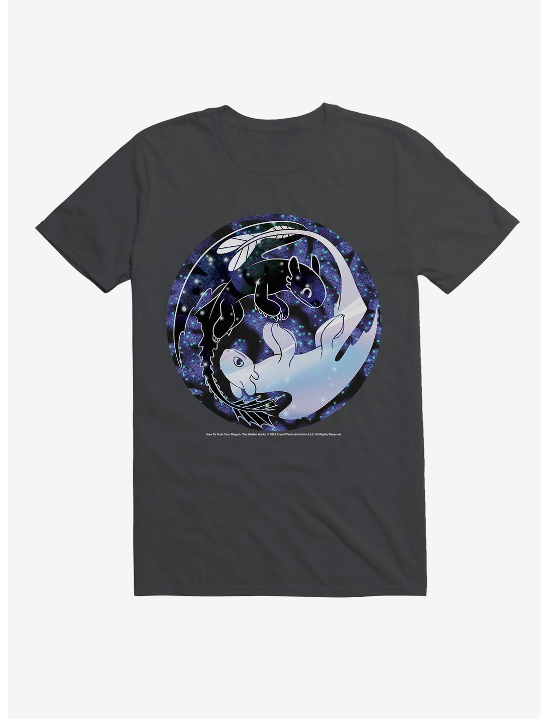 How To Train Your Dragon Night & Light Stars T-Shirt, CHARCOAL, hi-res
