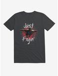 How To Train Your Dragon Just Flyin' T-Shirt, CHARCOAL, hi-res