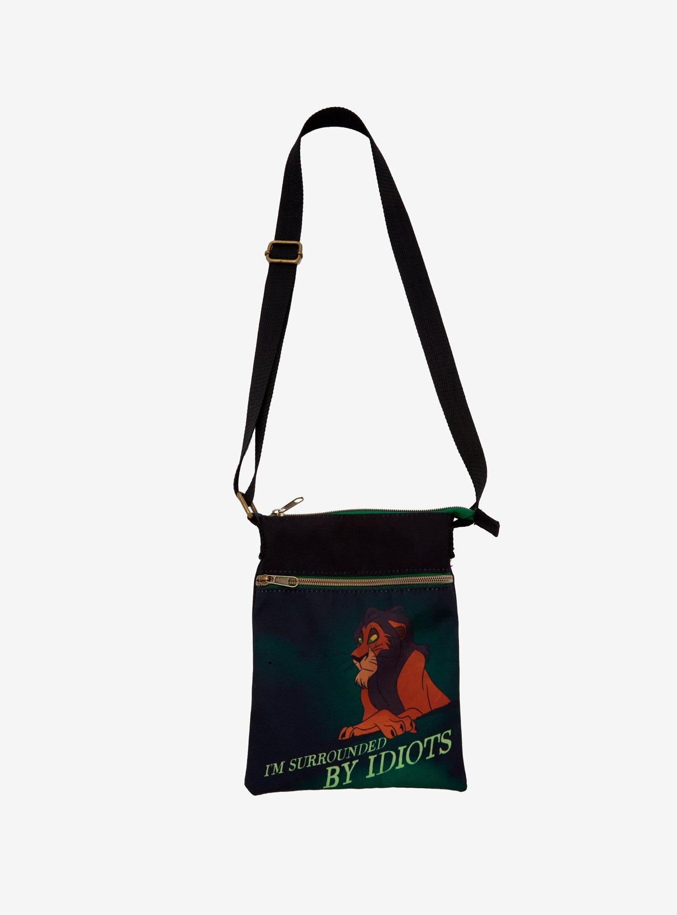 Loungefly Disney The Lion King Scar Passport Crossbody Bag, , hi-res