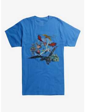 How To Train Your Dragon Flying Dragons T-Shirt, ROYAL BLUE, hi-res