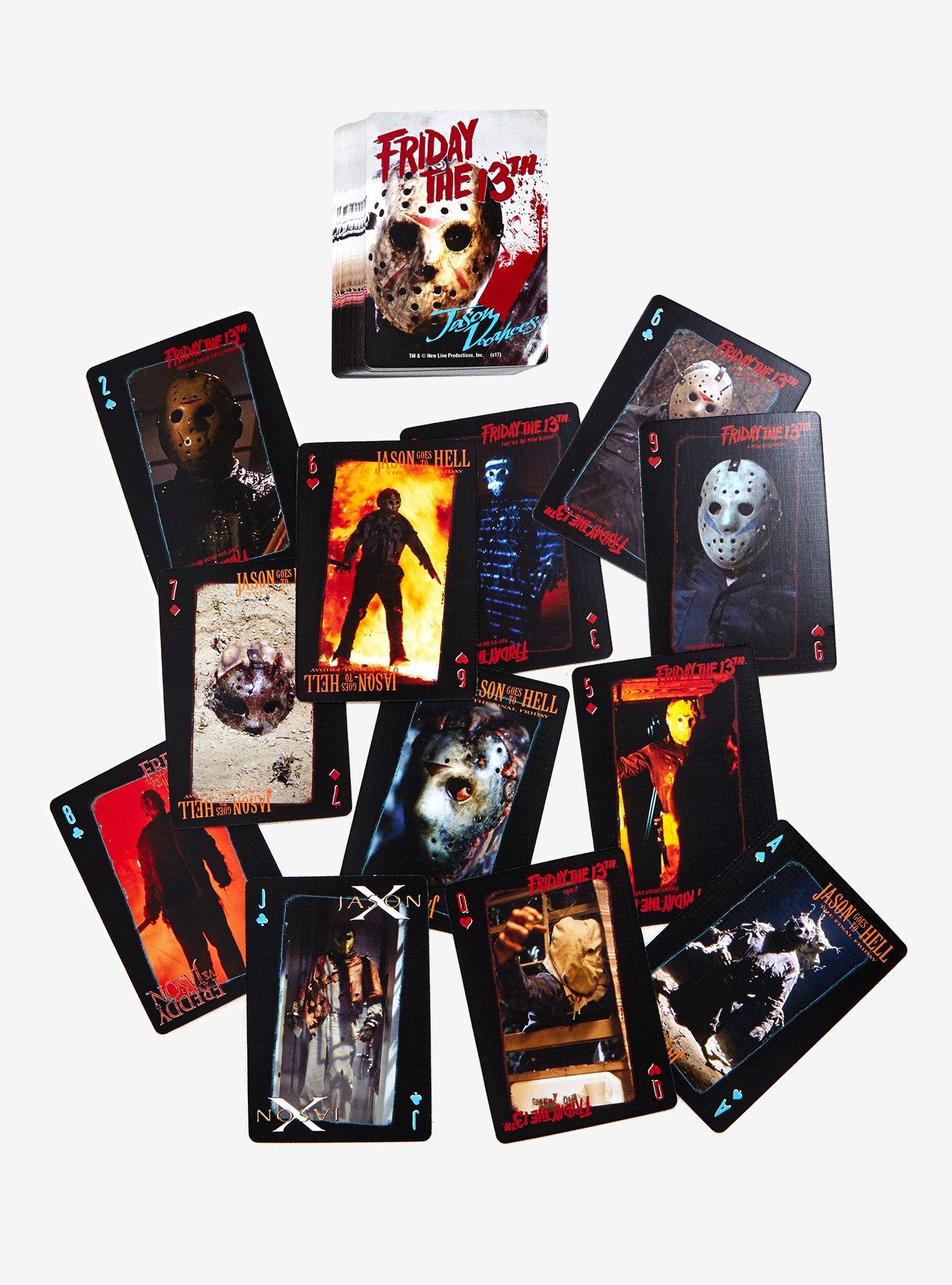 FRIDAY THE 13TH PLAYING CARD DECK JASON 52319 52 CARDS NEW 