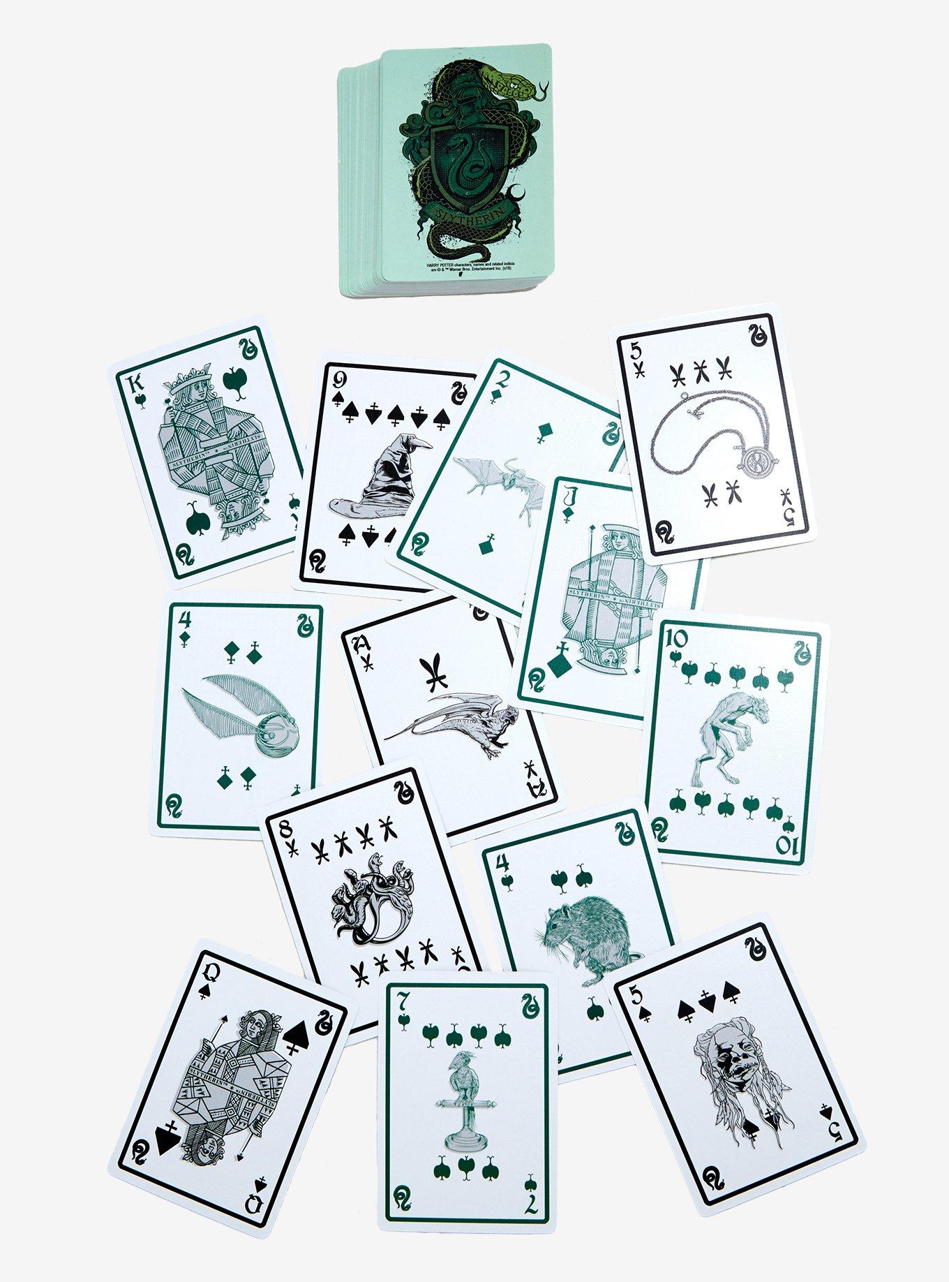 Harry Potter Slytherin Playing Cards, , hi-res