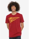 Harry Potter Gryffindor Pennant T-Shirt - BoxLunch Exclusive, RED, hi-res