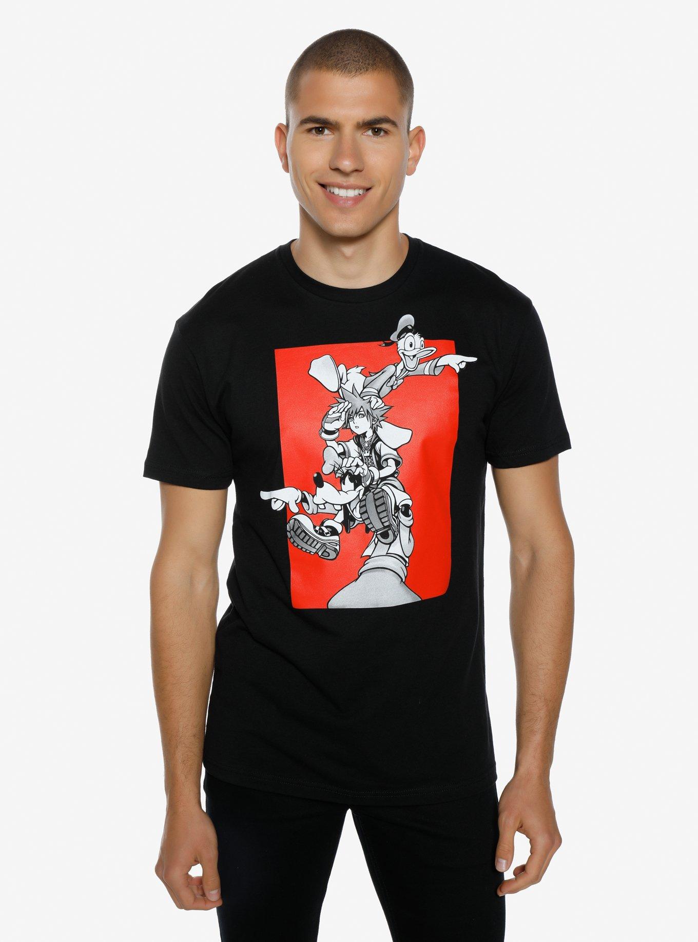 Disney Kingdom Hearts Tower Box T-Shirt - BoxLunch Exclusive, BLACK, hi-res