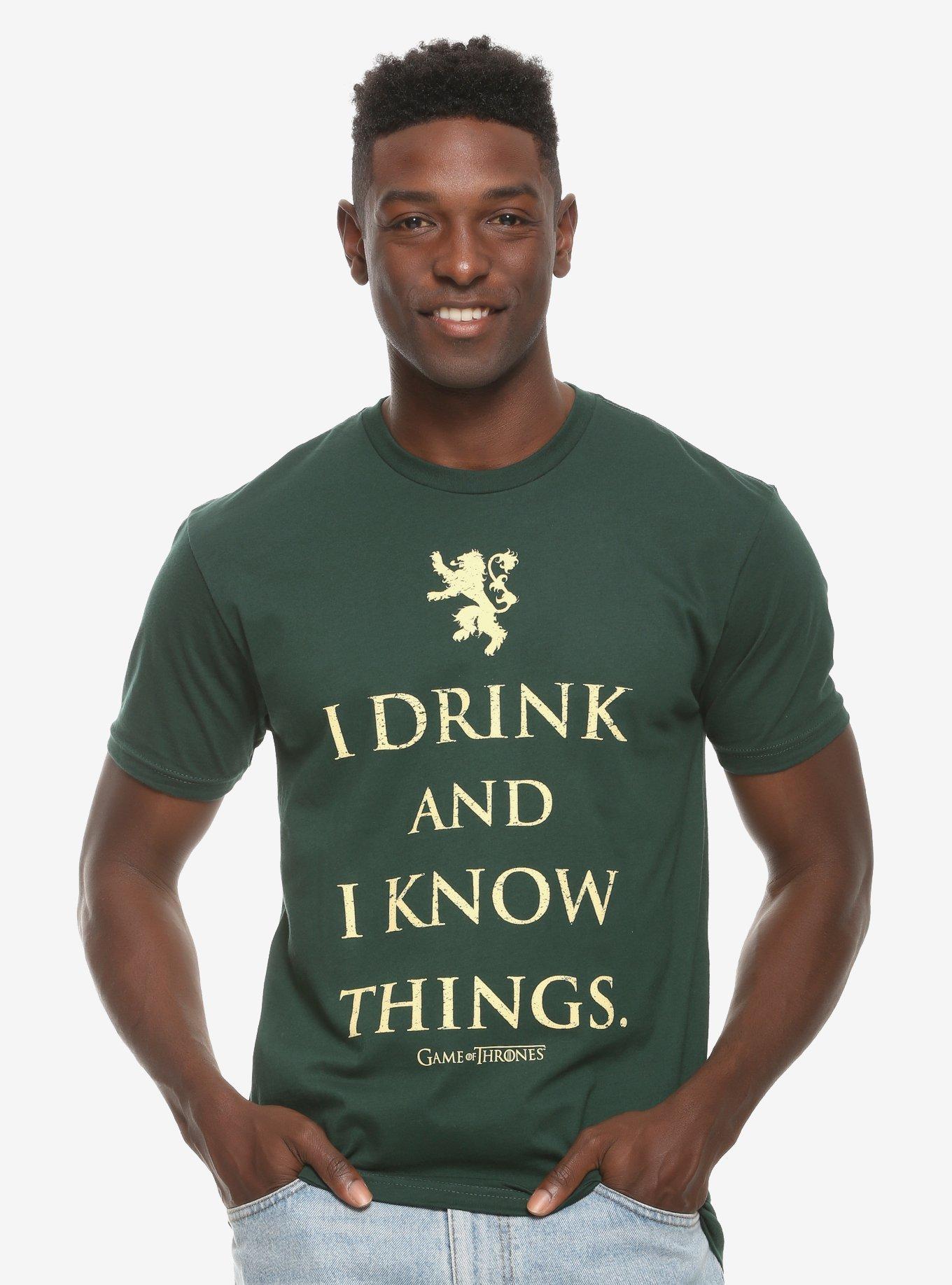 Game of Thrones I Drink and I Know Things T-Shirt, GREEN, hi-res