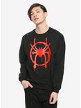 Marvel Spider-Man: Into The Spider-Verse Miles Morales Logo Sweatshirt, RED, hi-res