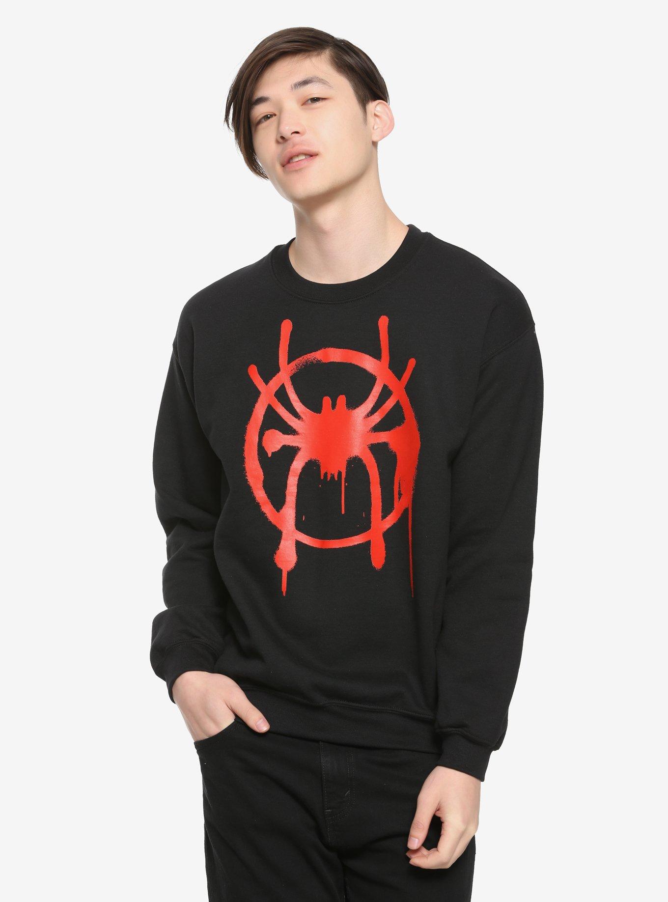 Hot topic outlet spiderman hoodie