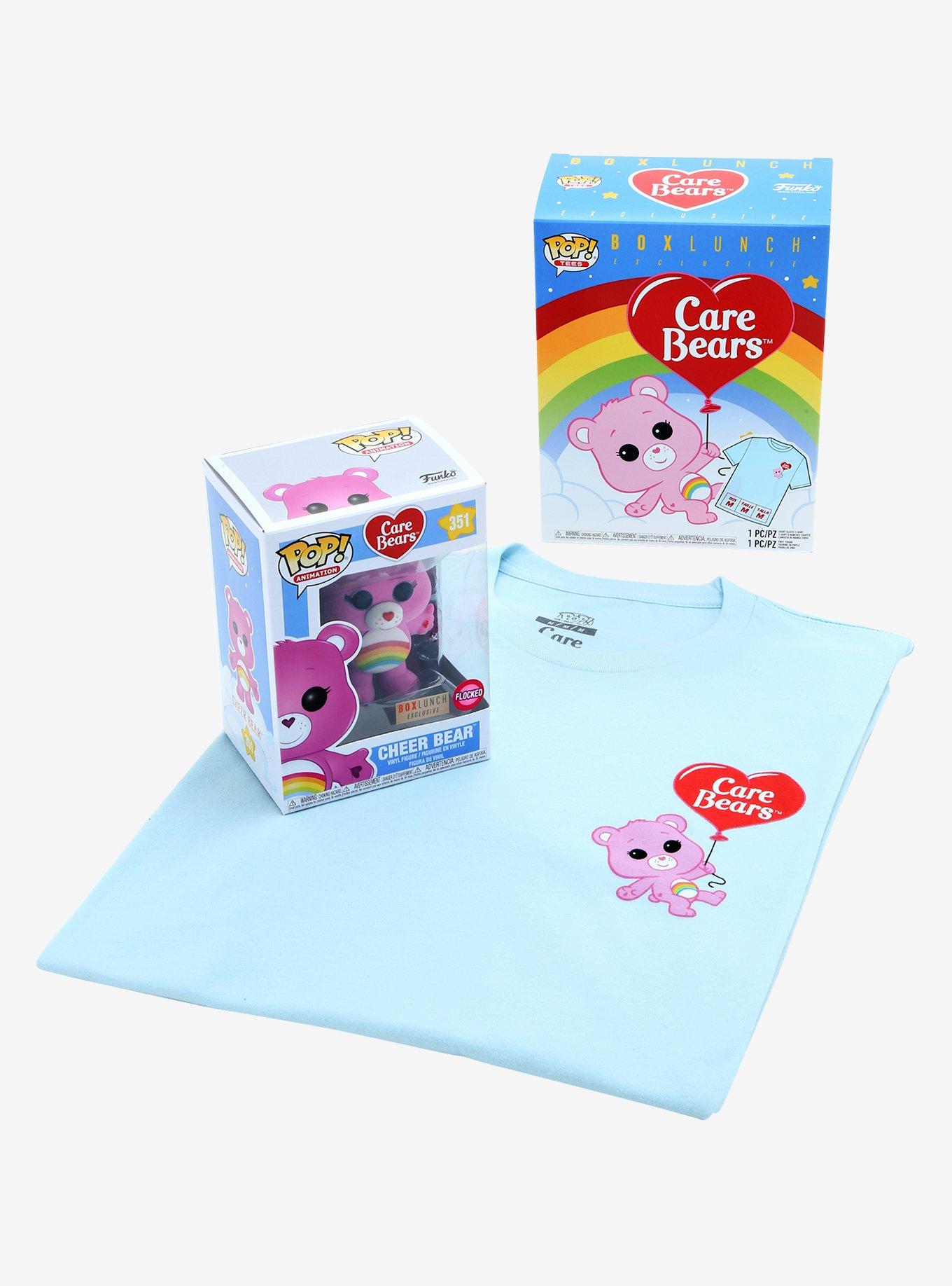 Funko Pop! Tees Care Bears Cheer Bear T-Shirt & Vinyl Figure Box Set - BoxLunch Exclusive, MULTI, hi-res