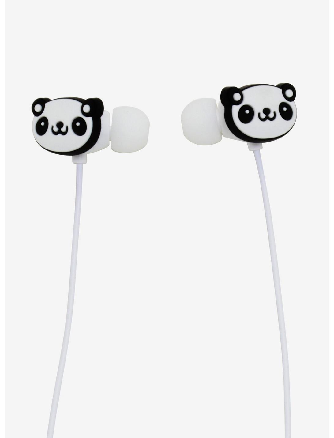 Panda Silicone Earbuds With Mic, , hi-res