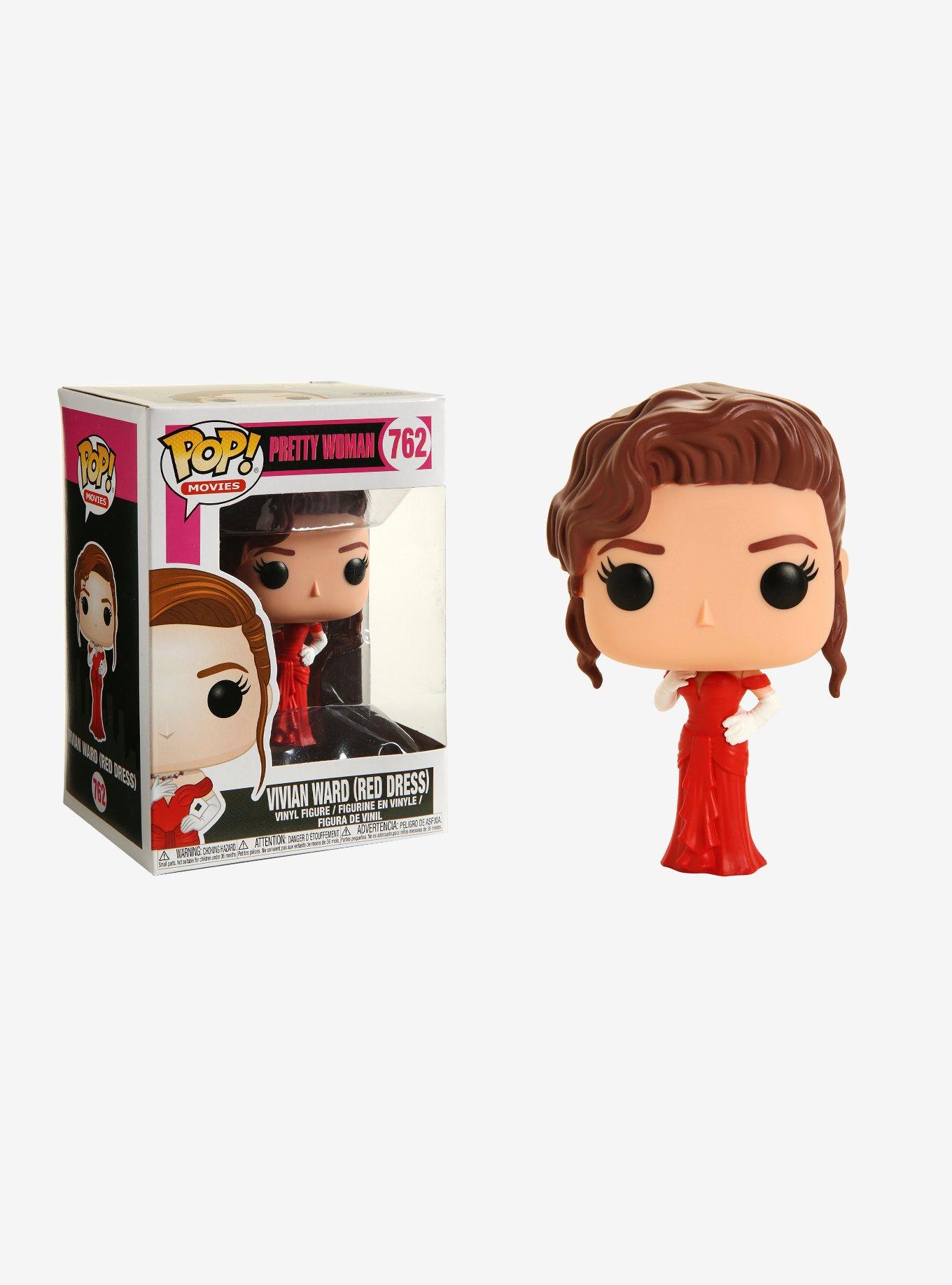 Funko Pretty Woman Pop! Movies Vivian Ward (Red Dress) Vinyl Figure, , hi-res