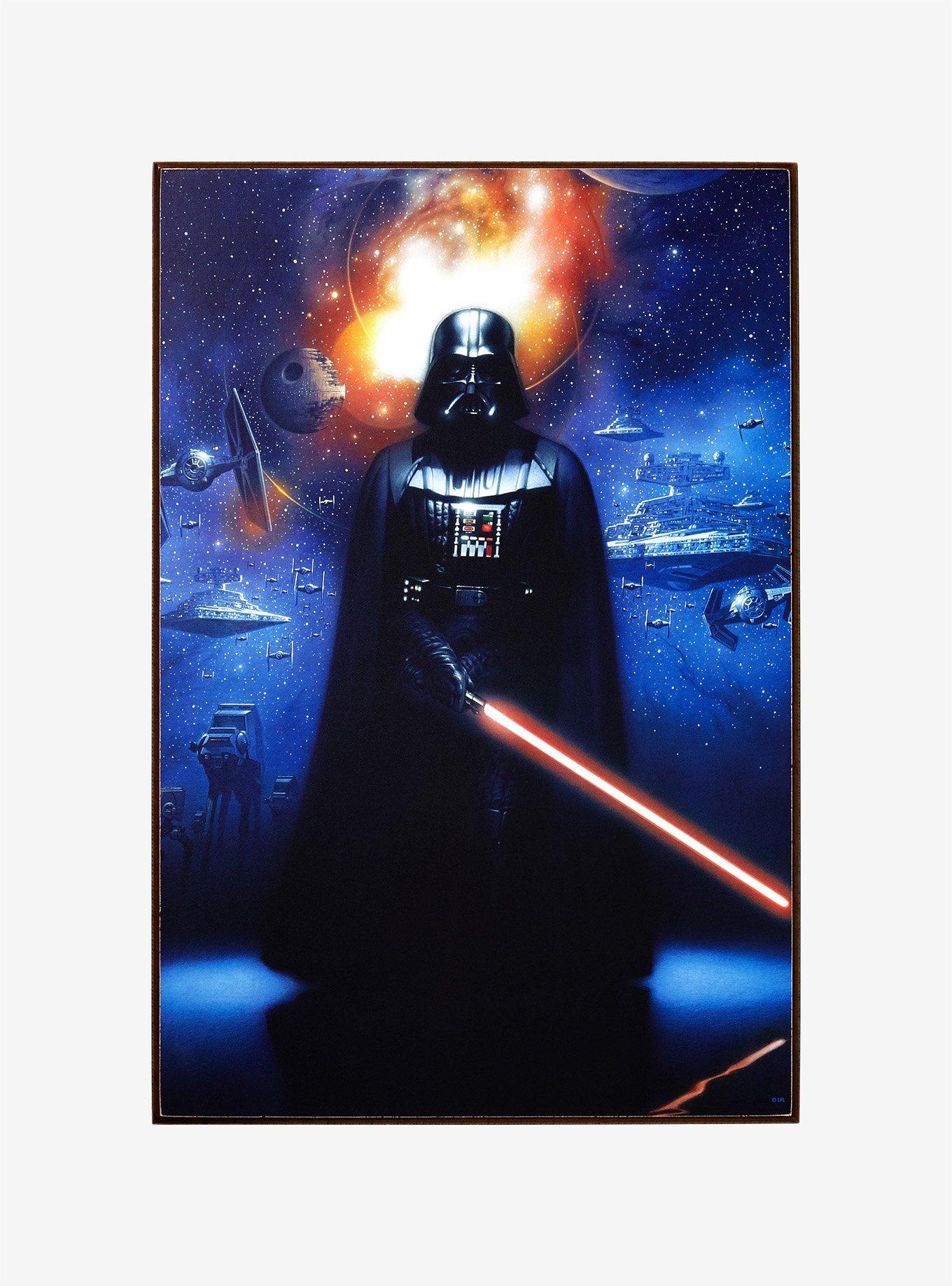 Star Wars Darth Vader Wood Wall Art, , hi-res