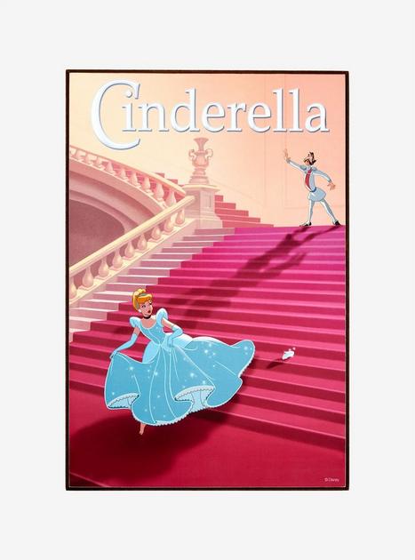 Disney Cinderella Staircase Wood Wall Art | Hot Topic