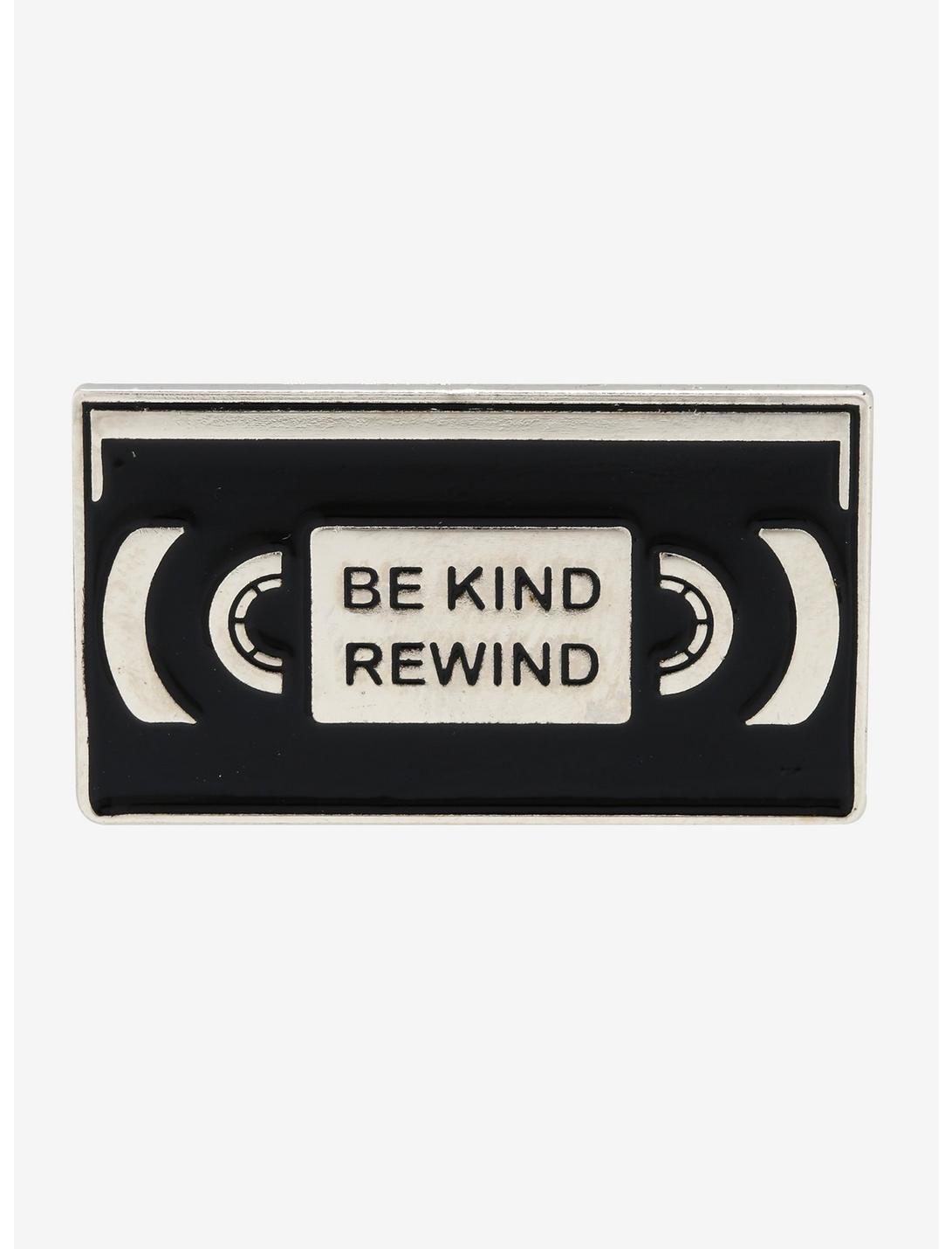 Be Kind Rewind VHS Tape Enamel Pin, , hi-res