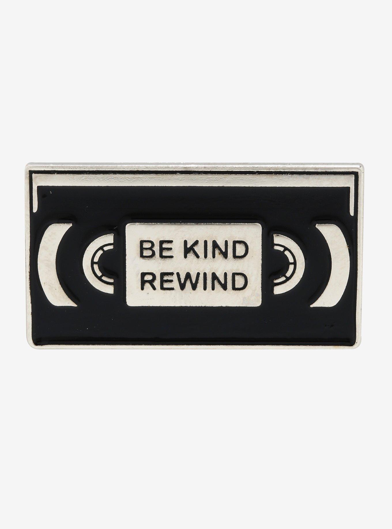 Be Kind Rewind VHS Tape Enamel Pin, , hi-res