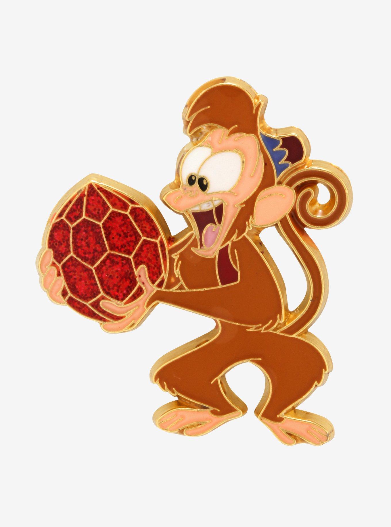 Loungefly Disney Aladdin Abu Ruby Enamel Pin - BoxLunch Exclusive, , hi-res