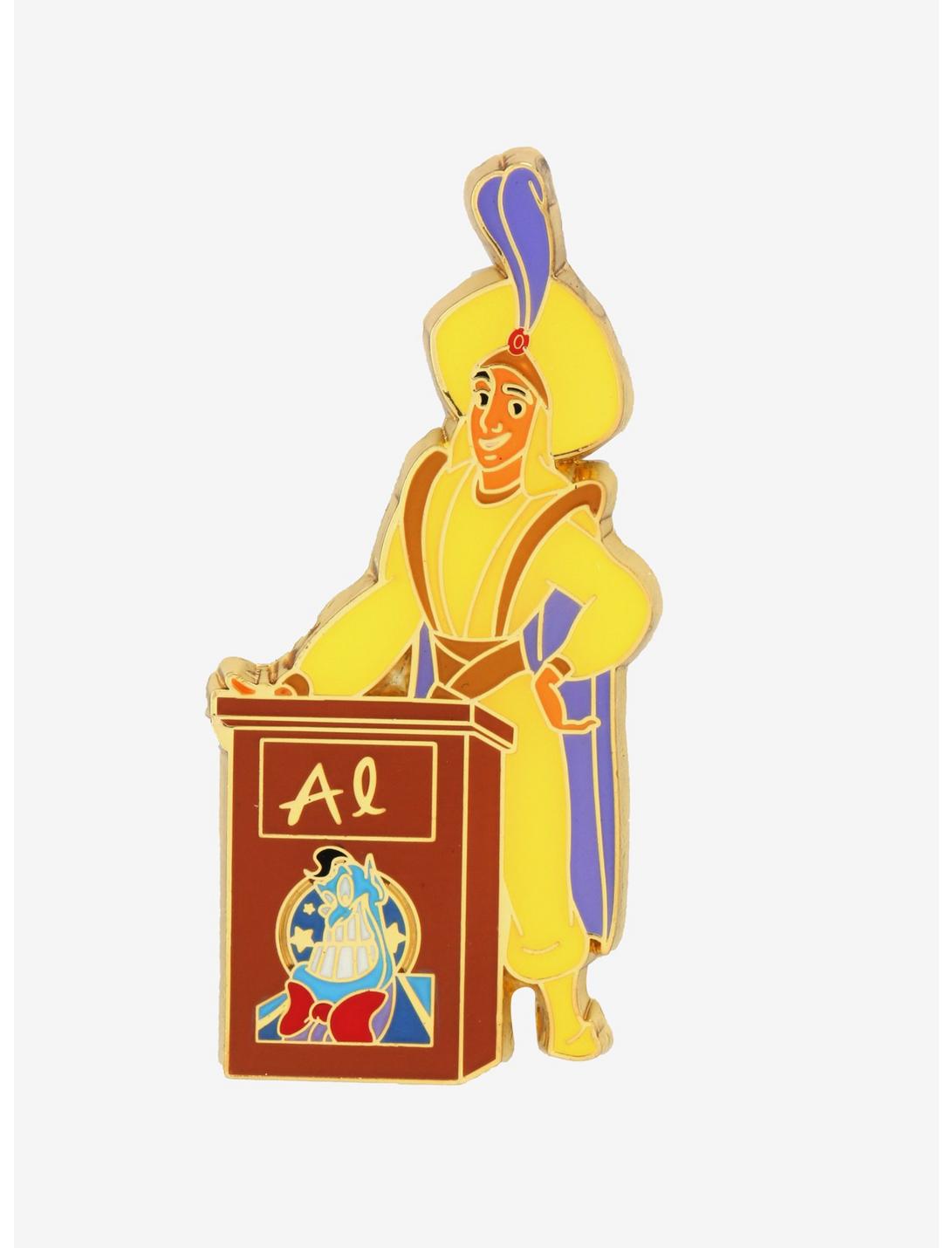 Loungefly Disney Aladdin Prince Ali Game Show Podium Enamel Pin - BoxLunch Exclusive, , hi-res