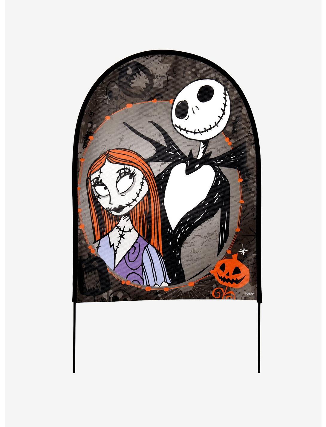 The Nightmare Before Christmas Jack & Sally Yard Sign, , hi-res