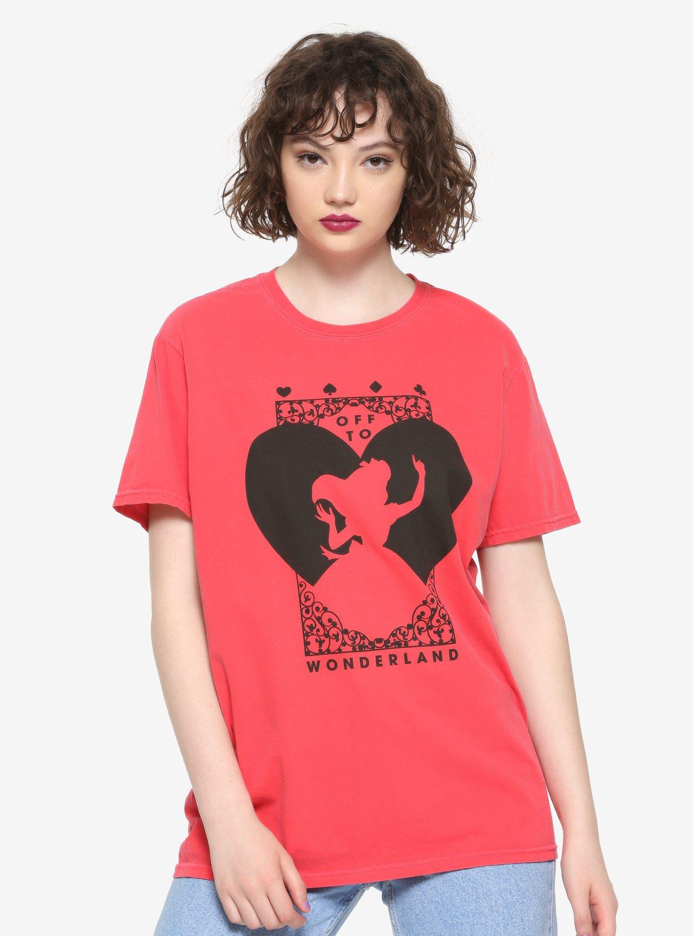Disney Alice In Wonderland Off To Wonderland Girls T-Shirt, BLACK, hi-res