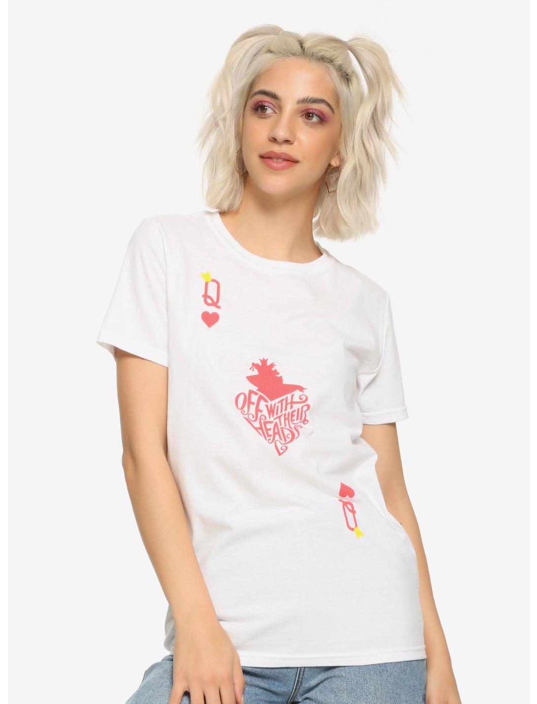 Disney Alice In Wonderland Queen Of Hearts Girls T-Shirt, RED, hi-res
