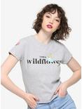 Disney Alice In Wonderland Wildflower Girls Crop T-Shirt, MULTI, hi-res